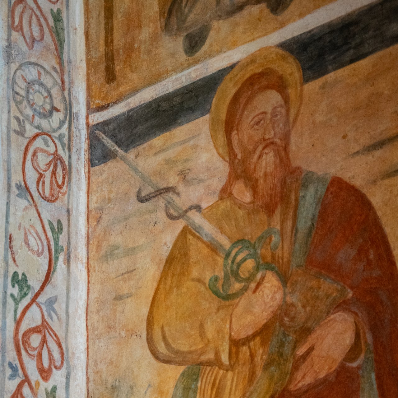 Affresco, San Giovanni Battista